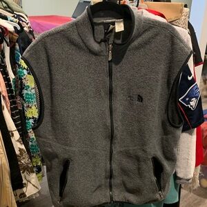 The North Face Charcoal Fleece Vest